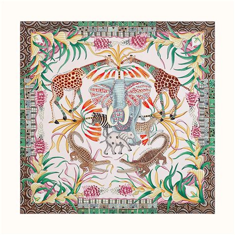 hermes la marche du zambeze scarf|Hermès.